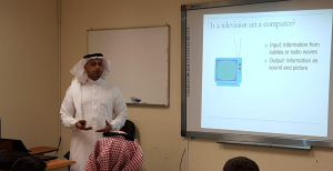 Students of Al-Tomouh Preparatory School at Jamoum Pay a Visit to Jamoum Computer Science Department